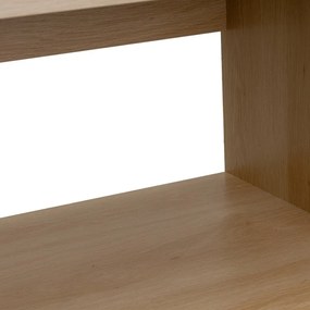 Knižnica v prírodnej farbe 80x120x40 cm Naroa – Casa Selección