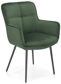 Halmar Jedálenská stolička K463, tmavozelená