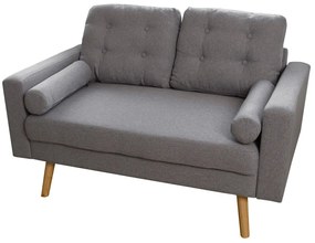 Sivá 2miestna pohovka MANDI VELVET