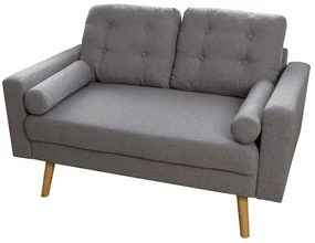 Sivá 2miestna pohovka MANDI VELVET