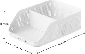 Rotho Úložný box do skrine, šatníkový organizér LISORA ot. pr. hrana L - 48,2 × 31,4 × 15 cm
