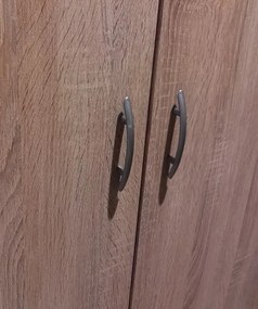 Šatníková skriňa Base, dub sonoma