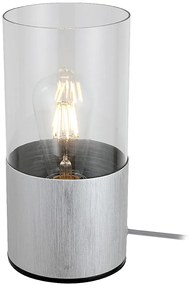 RABALUX Moderná stolová lampa ZELKOVA, 1xE27, 40W, okrúhla, chróm
