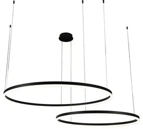 LED Stmievateľný luster na lanku LED/100W/230V 3000-6500K + diaľkové ovládanie