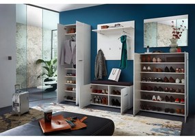 Biela šatníková skriňa 59x197 cm Adana – Germania