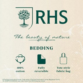 Bavlnené obliečky na jednolôžko 135x200 cm Serenity Garden – RHS