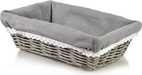 Košík WILL 28x18x9 cm sivý