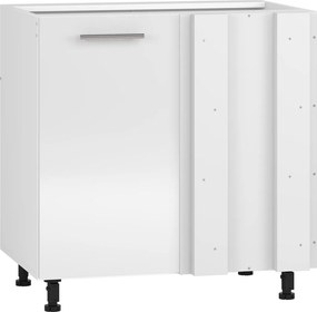 VENTO DN-100/82 corner lower cabinet, color: white
