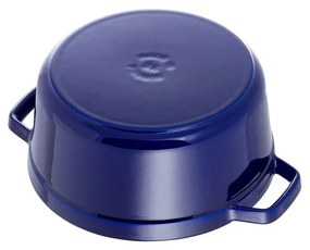 Staub Hrniec STAUB okrúhly 28 cm modrý 6,7l