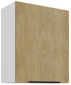 Horná kuchynská skrinka Carminia 60 G-72 1F (dub cremona + biela). Akcia -18%. Vlastná spoľahlivá doprava až k Vám domov. 1128060