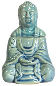 Sediaci Buddha aromalampa - Modrá