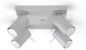 Sollux SL.0452 - Stropné bodové svietidlo RING 4xGU10/10W/230V