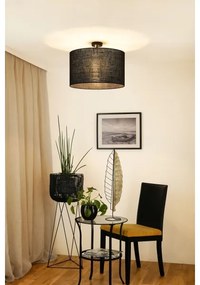 Brilagi - Prisadený luster TUBES ROLLER 1xE27/15W/230V pr. 50 cm čierna