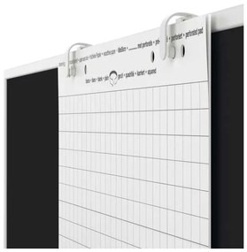 Držiak papiera na tabuľu Magnetoplan - 2 ks, biela