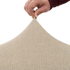 Super strečové poťahy HARMONIA smotanová kreslo (š. 70 - 110 cm)
