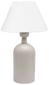 PR Home Riley stolová lampa, látka, béžová/biela