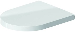 DURAVIT ME by Starck závesné WC Rimless s hlbokým splachovaním, 370 x 570 mm, biela + sedátko so sklápacou automatikou (SoftClose), 45290900A1