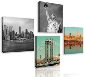 Set obrazov nádherný New York