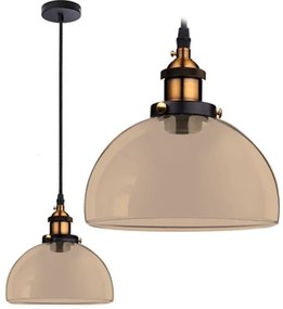 Toolight - Závesné sklenené stropné svietidlo Verto C, číre sklo, OSW-00138