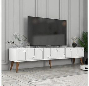 TV stolík/skrinka Bipemu 3 (biela + orech) . Vlastná spoľahlivá doprava až k Vám domov. 1095685