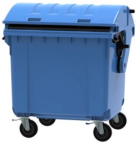 Plastový kontajner na triedenie odpadu CLE 1100, modrý