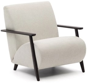 Béžové/krémové ženilkové kreslo Meghan – Kave Home