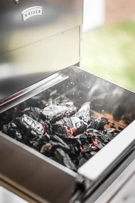 KAISER - STOVKA, prenosná udiareň, nerez