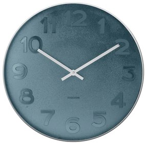 Nástenné hodiny Karlsson Mr. Blue KA5633, 51cm