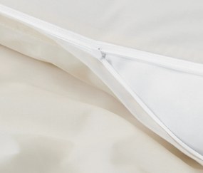 Posteľná bielizeň z perkálu, štandardná veľkosť, sivobiela