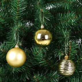 Sada vianočných závesných dekorácií ESTRELLA zlatá (66 ks)