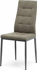 Moderná jedálenská stolička ARIS v hnedom odtieni