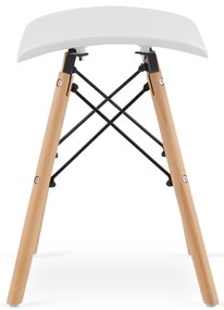 AKCIA Biely taburet KORFU II. akosť