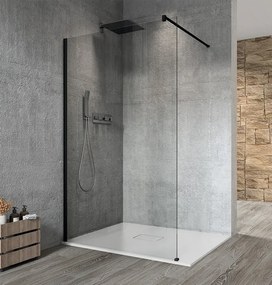 Gelco Gelco, VARIO BLACK jednodielna sprchová zástena na inštaláciu k stene, číre sklo, 800 mm, GX1280GX1014