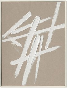 Ručne maľovaná nástenná dekorácia v drevenom ráme Cross