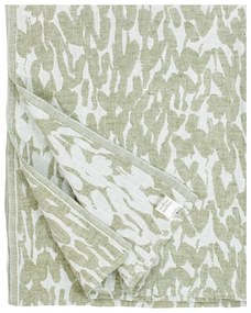 Ľanový uterák Jäkälä, olivovo zelený, Rozmery  95x180 cm