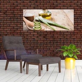Obraz - Aloe vera (120x50 cm)