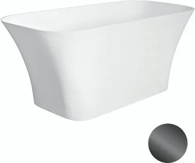Besco Voľne stojaca vaňa z liateho mramoru Assos 160x70 BESCO-Typ výpuste: Click-Clack štandard, chróm, BESCO-Rozmery: 160x70, BESCO-Farba: Biela