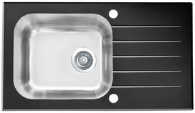 ALVEUS CZ ALTONE 20 černá- sklo 780x435 mm - F