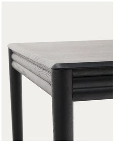 Rozkladací jedálenský stôl s prídavnou doskou v dekore duba 90x200 cm Lenon – Kave Home