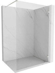 Mexen Lunar sprchová stena pravá 80 x 200 cm, 8mm číre sklo, brúsená oceľ, 830-080-000-97-00-P