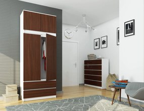 Nadstavba na skriňu Sashka  (biela + wenge). Vlastná spoľahlivá doprava až k Vám domov. 1069955
