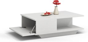 Kávový stolík do obývačky Neon - biela
