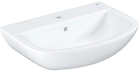GROHE Bau Ceramic závesné umývadlo s otvorom, s prepadom, 609 x 422 mm, alpská biela, 39421000