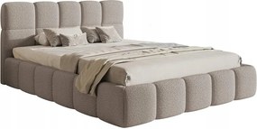 Manželská posteľ 160 cm Cirsten 160 (s roštom, s úl. priest.) (svetlosivá)