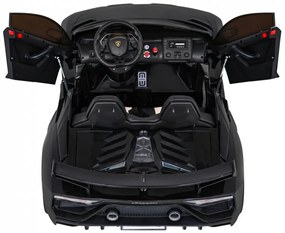 Lamborghini SVJ DRIFT pre 2 deti Black + funkcia Drift + Diaľkové ovládanie + MP3 LED + Free Start