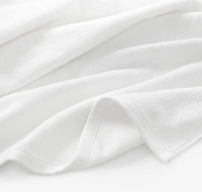 Goldea bavlnený froté uterák / osuška soft bez bordúry – biely 50 x 100 cm