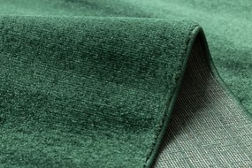 Koberec SOFTY Jednofarebný, tmavozelený