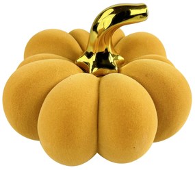 Keramická dýně MAVE 19x12,5 cm oranžová