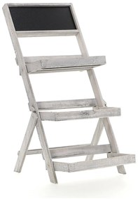 Dekorstudio Drevený stojan na kvety - sivý