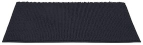 Tmavomodrá textilná kúpeľňová predložka 50x80 cm Chenille – Allstar